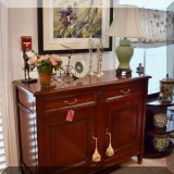 F06. Grange Furniture hall chest 40”h x 51”w x 21”d